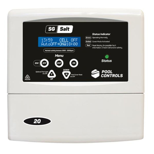 Pool Controls Salt Chlorinator